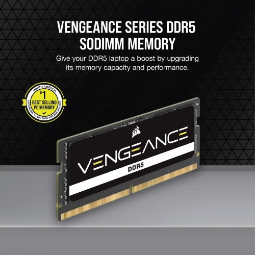 Corsair-VENGEANCE-DDR5-SODIMM-8GB-(1x8GB)-DDR5-4800MTs-(PC5-38400)-CL40-1.1V-Black-1